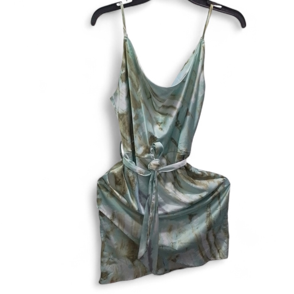 Silk Wrap Mini Dress - Picture 15 of 15